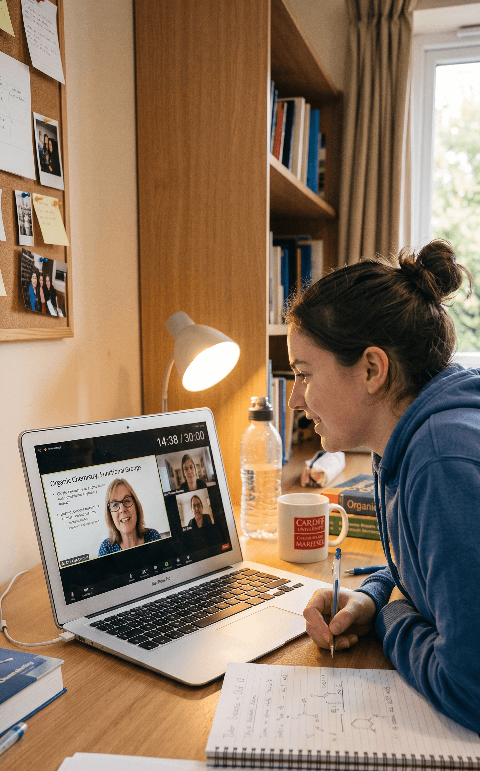 Focused online session environment
